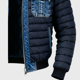 Bjørn | Jachetă din denim cu panouri căptușite