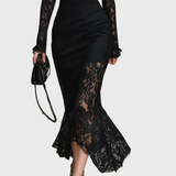 Veronika | Rochie maxi din dantelă