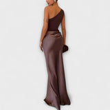 Madalena | Rochie maxi cu o singură umăr