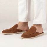 Mule din velur bordeaux