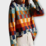 Erika | Pulover cu model patchwork