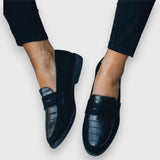 Luana | Pantofi Loafers Libisemisega