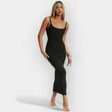 Victoria | Rochie midi cu spatele deschis