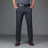 Claes | Pantaloni din Denim Elastic pentru Bărbați cu Croială Clasică