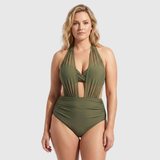 Sabine | Bikini cu Control al Abdomenului 2-in-1 cu Talie Înaltă
