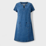 Julia | Rochie din denim moale