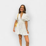 Elisa | Rochie albă etereală