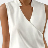 Breeze | Top unicolor cu decolteu în V