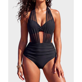 Sabine | Bikini cu Control al Abdomenului 2-in-1 cu Talie Înaltă