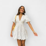 Elisa | Rochie albă etereală