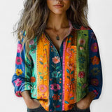 Terra | Vintage pluss cu imprimeu