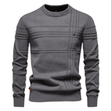 Burkhard | Pulover elegant pentru bărbați cu design în carouri