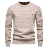 Burkhard | Pulover elegant pentru bărbați cu design în carouri
