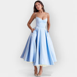 Olivia | Rochie midi elegantă cu linie lejeră