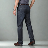 Claes | Pantaloni din Denim Elastic pentru Bărbați cu Croială Clasică