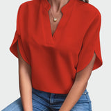 Mariam | Bluză elegantă cu model plus