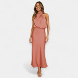 Zoe | Rochie maxi cu umeri goi