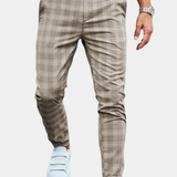 Ståle | Pantaloni Bărbați Cu Carouri Largi