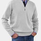 Ingmar | PULOVER ELEGANT PENTRU BĂRBAȚI CU ZIP PE JUMĂTATE