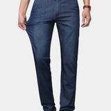 Claes | Pantaloni din Denim Elastic pentru Bărbați cu Croială Clasică