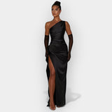 Alina | Rochie din satin pentru seri elegante