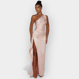 Alina | Rochie din satin pentru seri elegante