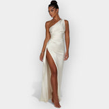 Alina | Rochie din satin pentru seri elegante