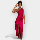Alina | Rochie din satin pentru seri elegante