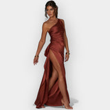 Alina | Rochie din satin pentru seri elegante