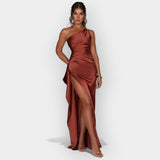 Alina | Rochie din satin pentru seri elegante