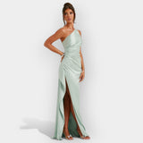 Alina | Rochie din satin pentru seri elegante