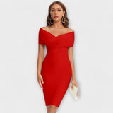 Ofélia | Rochie Elegantă cu Decolteu în V