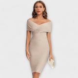 Ofélia | Rochie Elegantă cu Decolteu în V