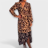 Emília | Rochie zilnică cu model leopard