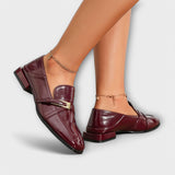 Isabel | Mocasi Bordo