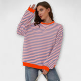 Maarja | Pulover oversized cu dungi