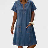 Julia | Rochie din denim moale