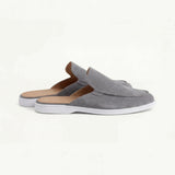 Mule de Yacht din Suede Gri