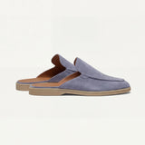 Mule Yacht din Suede Albastru Baby