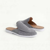 Mule de Yacht din Suede Gri