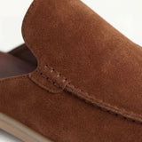 Mule din velur bordeaux