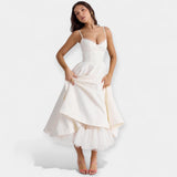 Amaya | Rochie midi cu tull