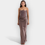 Daniela | Rochie maxi aurie Paris
