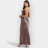 Daniela | Rochie maxi aurie Paris