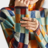 Erika | Pulover cu model patchwork