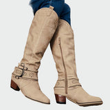 Veselka | Cizme cowboy retro din piele, confortabile și cu un aspect modern