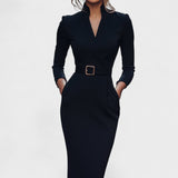 Inês | Rochie Elegantă cu Curea