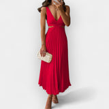 Mila | Rochie midi din satin