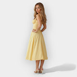 Gabriela | Rochie midi cu corset