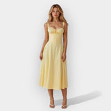 Gabriela | Rochie midi cu corset